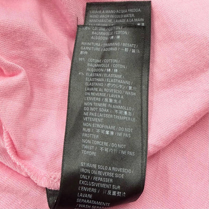 Balenciaga Line Stone Gathered Oversize Short Sleeve T-Shirt Pink 4 — view 9