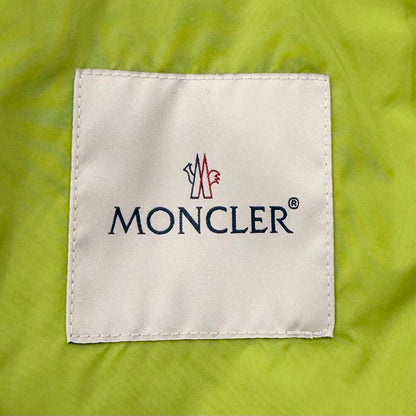 Moncler Clapier Giubbotto Logo Patch Windbreaker Jacket Lime Green — view 9