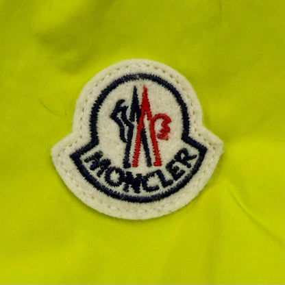 Moncler Clapier Giubbotto Logo Patch Windbreaker Jacket Lime Green — view 8