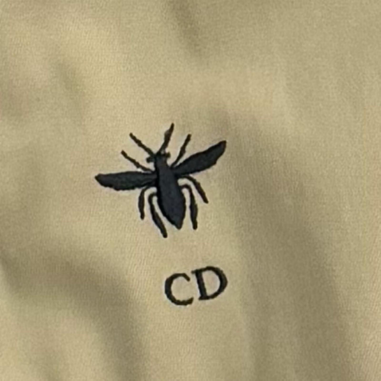 Dior Cotton 100% Macro Cannage Quilted with Liner Trench Coat Beige — view 8