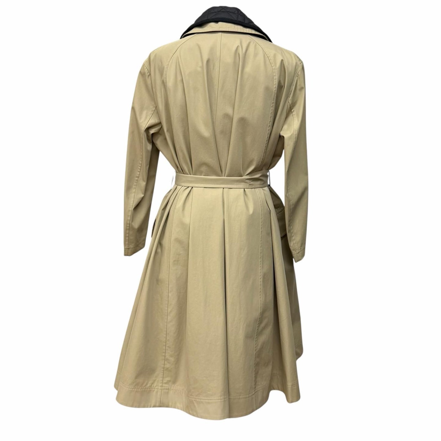 Dior Cotton 100% Macro Cannage Quilted with Liner Trench Coat Beige — view 3