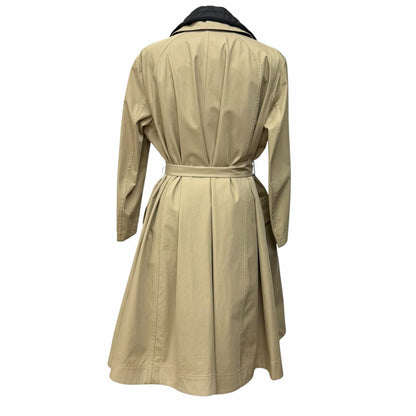 Dior Cotton 100% Macro Cannage Quilted with Liner Trench Coat Beige — view 3