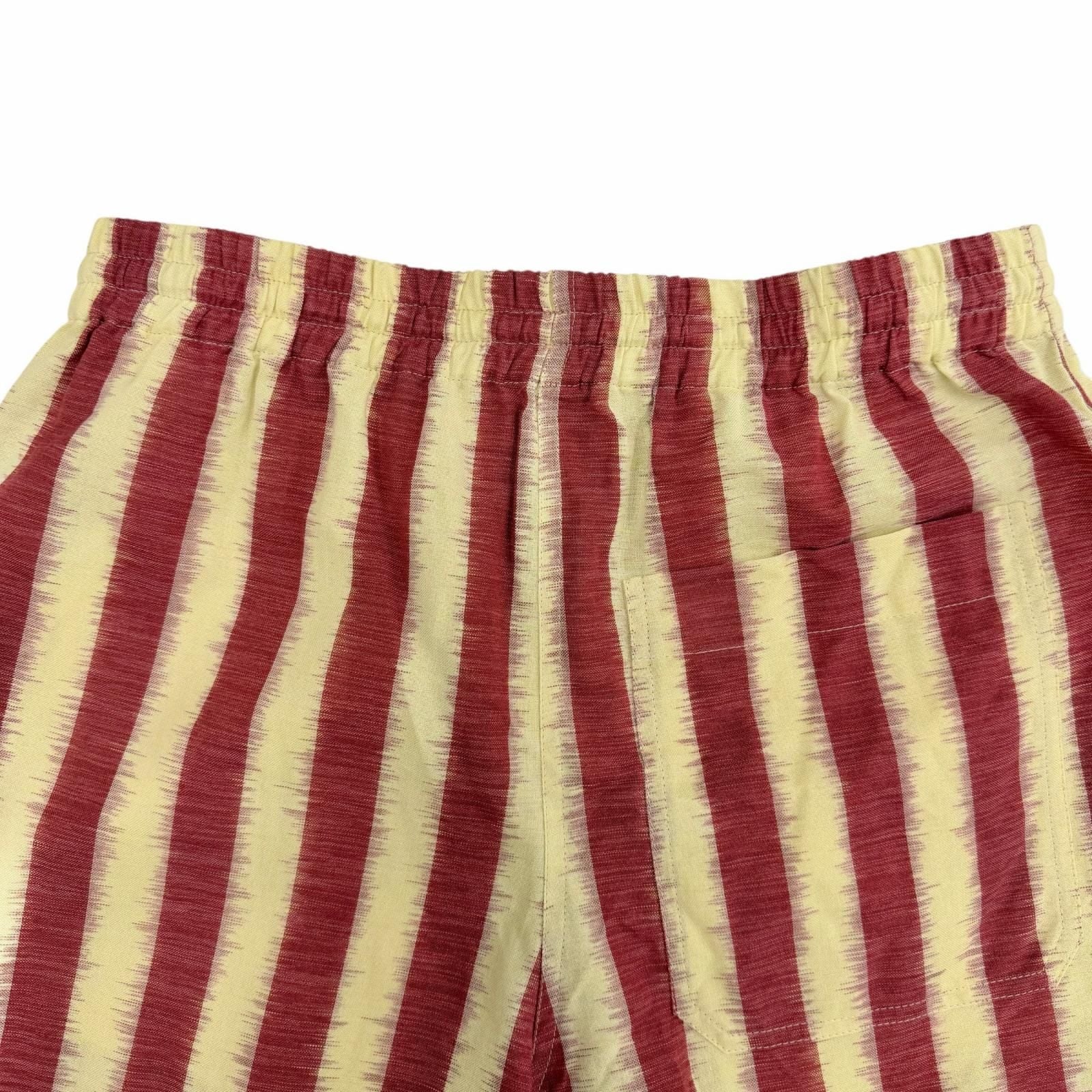 Dior Cotton 100% Striped Shorts Red Yellow 38 — view 4