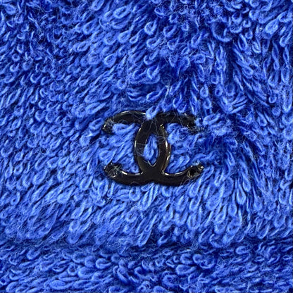 Chanel 21c CC Logo Pile Bucket Hat Blue M Recommended — view 6
