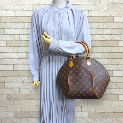 Louis Vuitton Ellipse MM Monogram Handbag Canvas Brown — view 2