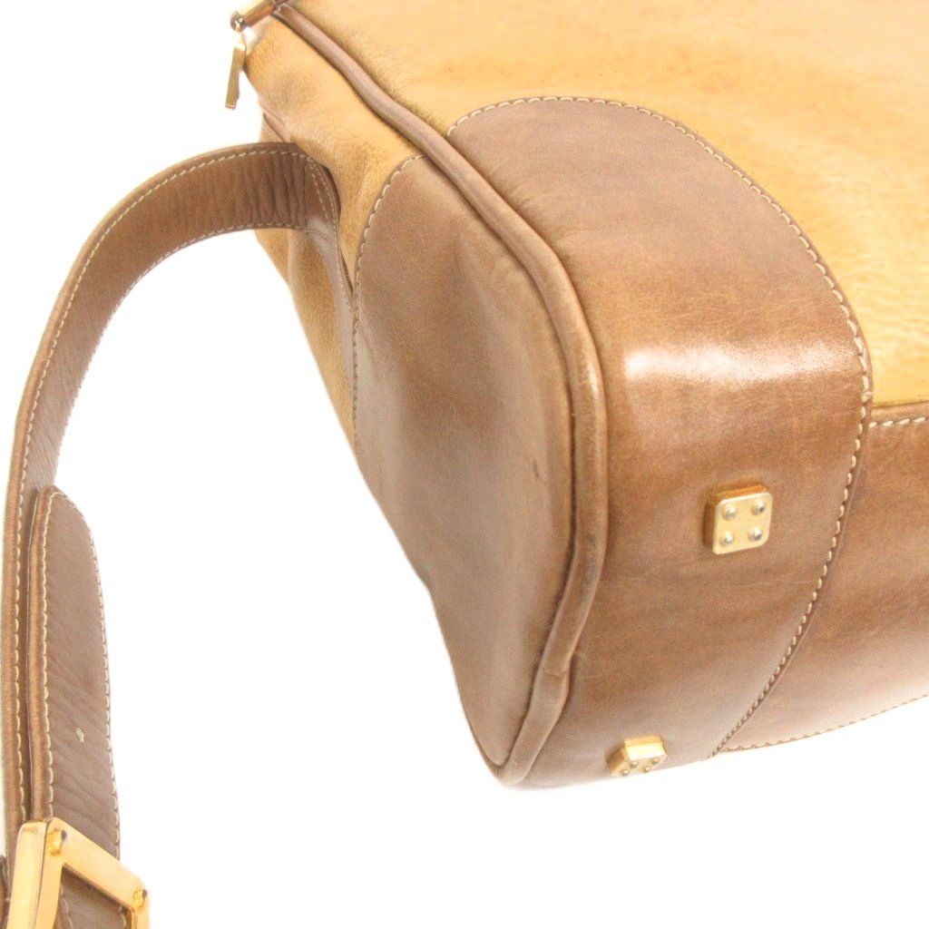 Loewe Anagram Shoulder Bag Crossbody Square Leather Beige — view 7