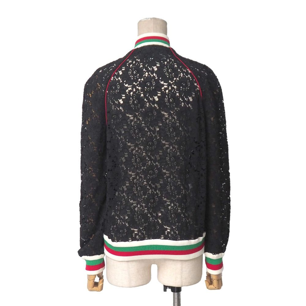 Gucci Web Jacket 36 Lace Zip Up GG Logo Patch — view 2