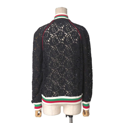 Gucci Web Jacket 36 Lace Zip Up GG Logo Patch — view 2