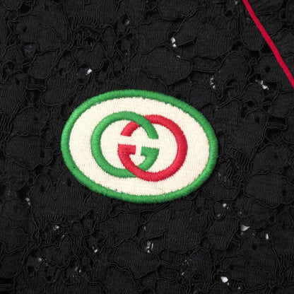 Gucci Web Jacket 36 Lace Zip Up GG Logo Patch — view 5