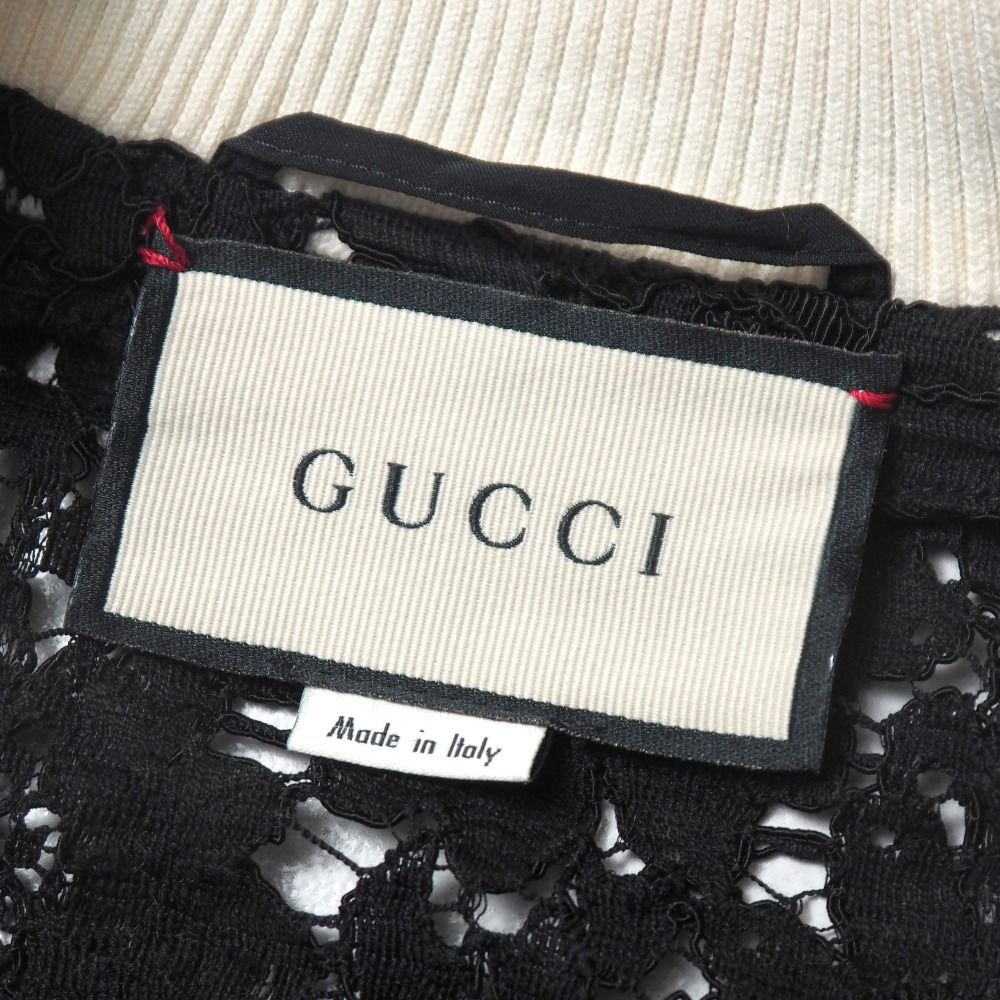 Gucci Web Jacket 36 Lace Zip Up GG Logo Patch — view 7