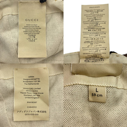 Gucci GG Crystal Cap Hat L Brown — view 7