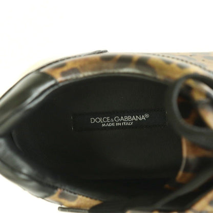 Dolce & Gabbana Sneakers Shoes Leopard Print 6 Brown Black — view 9