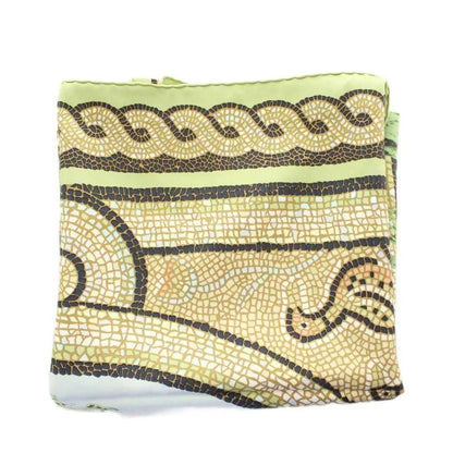 Hermes Carre 90 Under the Himalayan Cedar Sous le Cedre Scarf Yellow Green — view 2