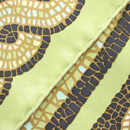 Hermes Carre 90 Under the Himalayan Cedar Sous le Cedre Scarf Yellow Green — view 5
