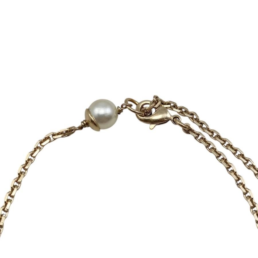 Dior Bracelet Logo Pearl Chain Gold — view 7