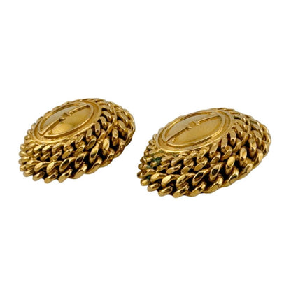 Gucci Vintage Interlocking Chain Earrings — view 8