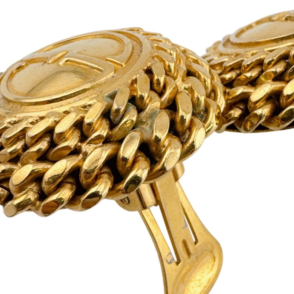 Gucci Vintage Interlocking Chain Earrings — view 6