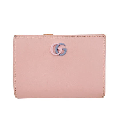 Gucci Double Small Wallet Compact Bicolor GG Marmont Bifold