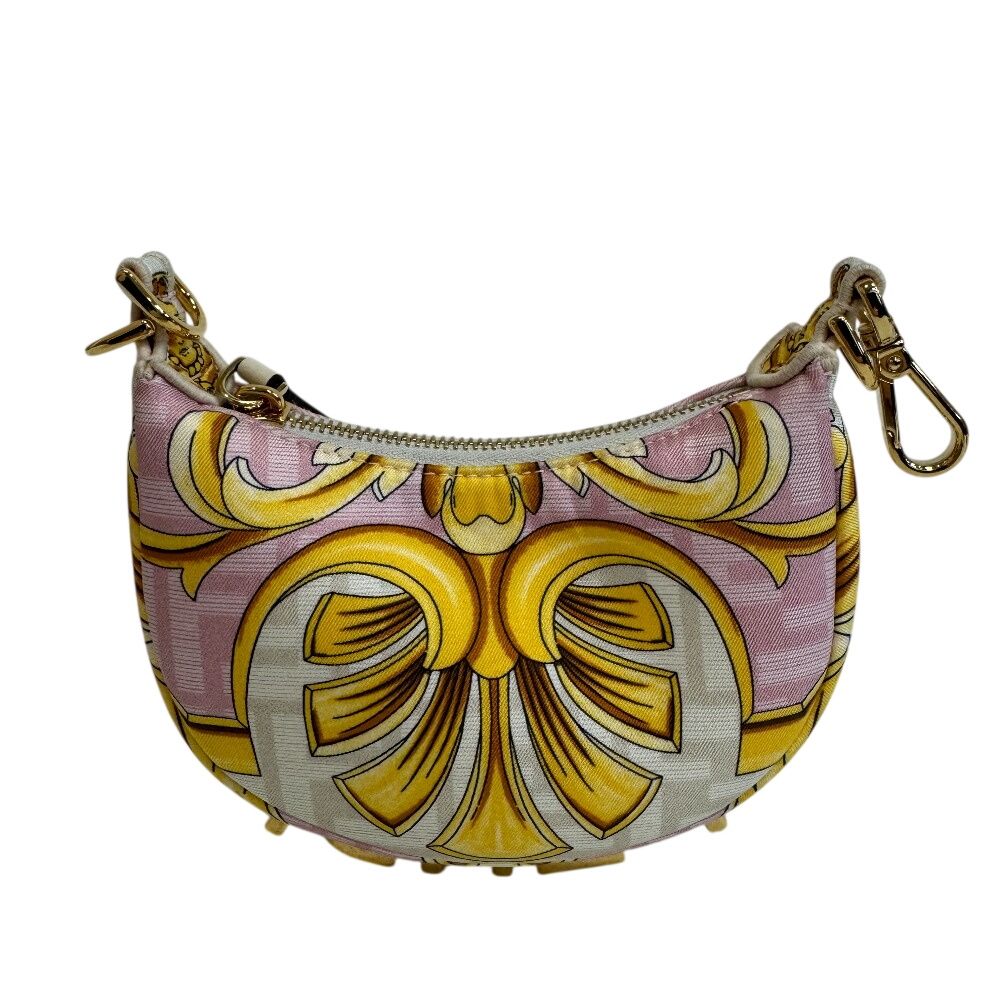 Fendi Collaboration Pouch Letter Ring Logo Hobo Nano Graphie Handbag — view 2