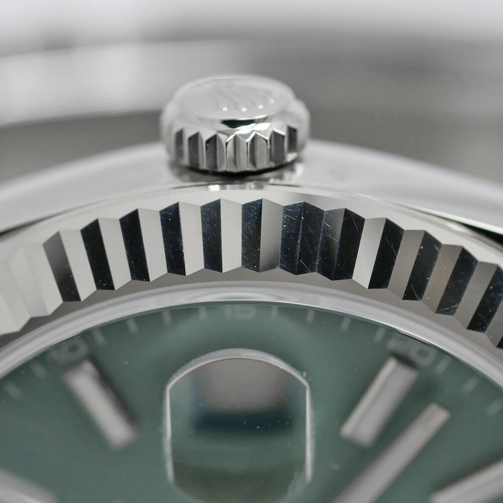Rolex Datejust 41 Mint Green Watch Jubilee — view 8