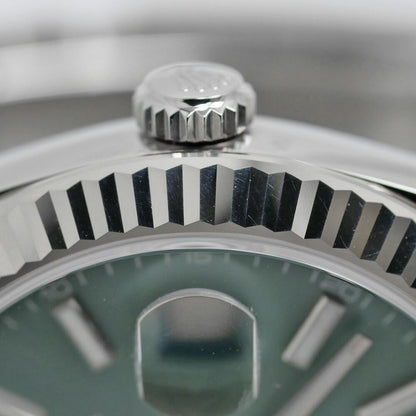 Rolex Datejust 41 Mint Green Watch Jubilee — view 8