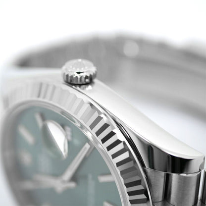 Rolex Datejust 41 Mint Green Watch Jubilee — view 2