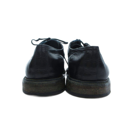 Dolce & Gabbana Leather Derby Shoes Lace Up 8 Black Blue — view 4