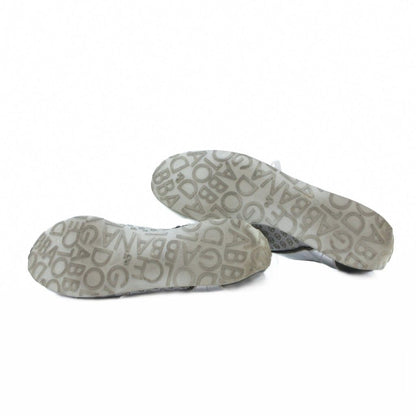 Dolce & Gabbana Low Cut Sneakers Shoes DG Logo 7 Silver — view 4