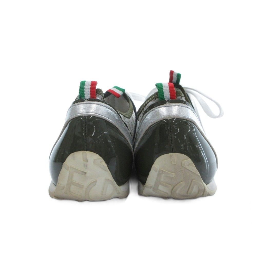 Dolce & Gabbana Low Cut Sneakers Shoes DG Logo 7 Silver — view 3