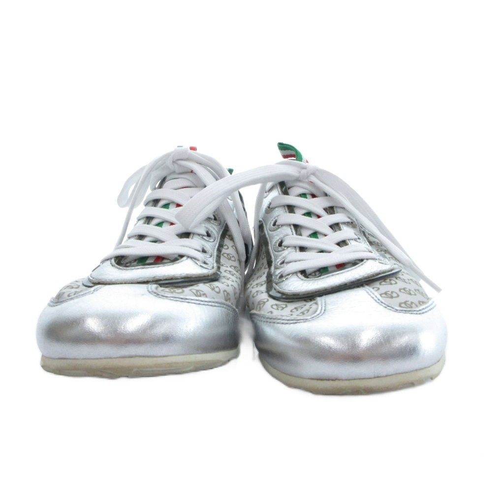 Dolce & Gabbana Low Cut Sneakers Shoes DG Logo 7 Silver — view 2