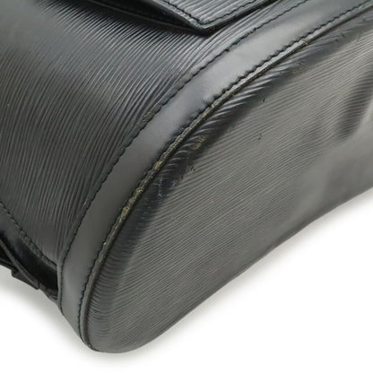 Louis Vuitton Epi Cobran Backpack Shoulder Bag Leather Noir Black — view 3