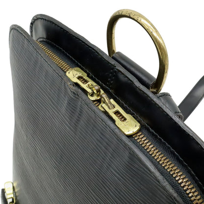 Louis Vuitton Epi Cobran Backpack Shoulder Bag Leather Noir Black — view 4