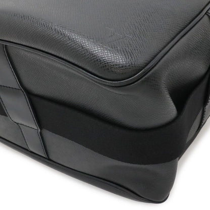 Louis Vuitton Taiga Reporter PM Shoulder Bag Crossbody Leather Ardoise Black — view 3