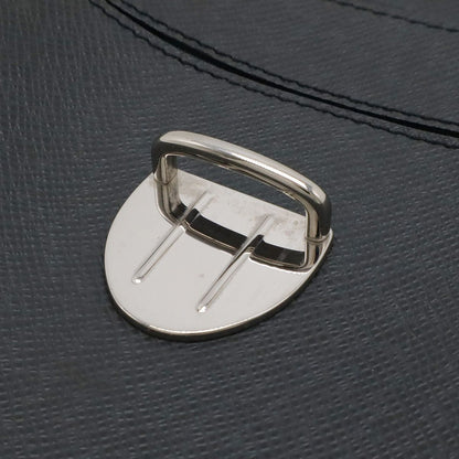 Louis Vuitton Taiga Shoulder Bag Crossbody Leather Ardoise Black — view 9