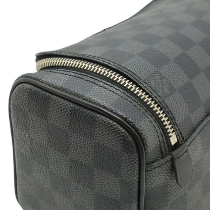 Louis Vuitton Damier Graphite Toilette Pouch Travel Clutch Handbag — view 4