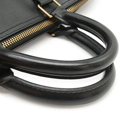 Louis Vuitton Epi Keepall 45 Boston Bag Travel Purse Leather Noir Black Gold — view 5