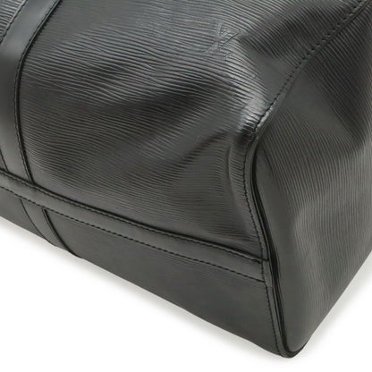 Louis Vuitton Epi Keepall 45 Boston Bag Travel Purse Leather Noir Black Gold — view 3