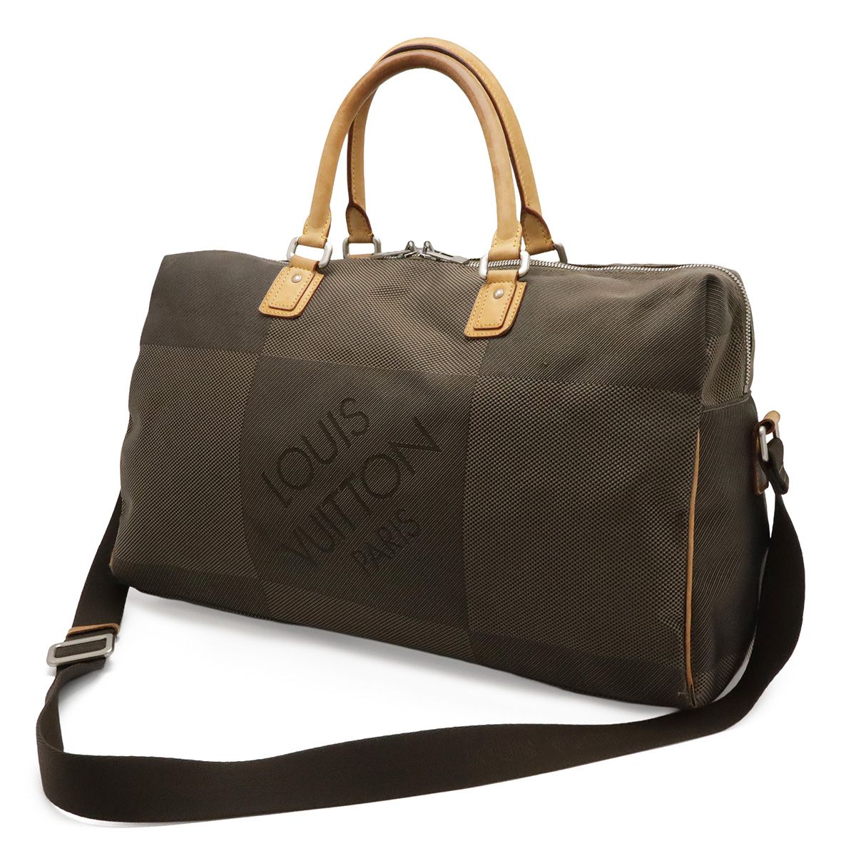Louis Vuitton Damier Geant Albatross Boston Bag Travel 2-Way Tail Khaki — view 2