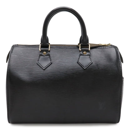 Louis Vuitton Epi Speedy 25 Mini Boston Bag Noir Black Gold