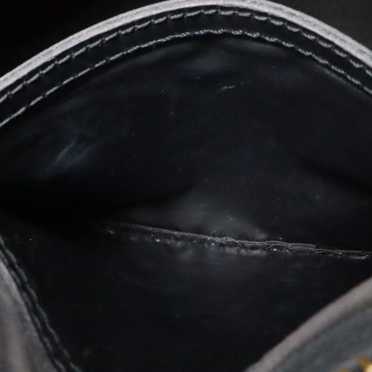 Louis Vuitton Epi Speedy 25 Mini Boston Bag Noir Black Gold — view 9