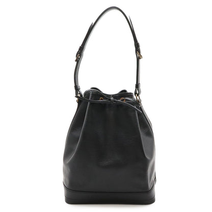 Louis Vuitton Epi Noe Shoulder Bag Drawstring Noir Black Gold