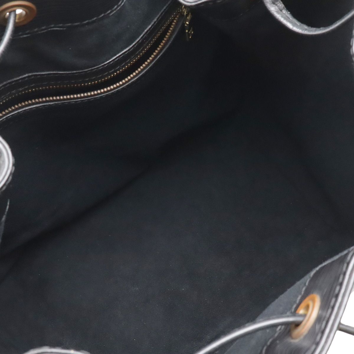 Louis Vuitton Epi Noe Shoulder Bag Drawstring Noir Black Gold — view 6