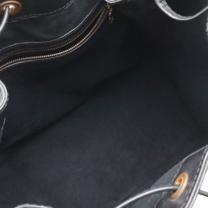 Louis Vuitton Epi Noe Shoulder Bag Drawstring Noir Black Gold — view 6