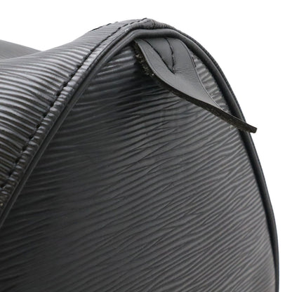 Louis Vuitton Epi Keepall 55 Boston Bag Travel Purse Leather Noir Black — view 5