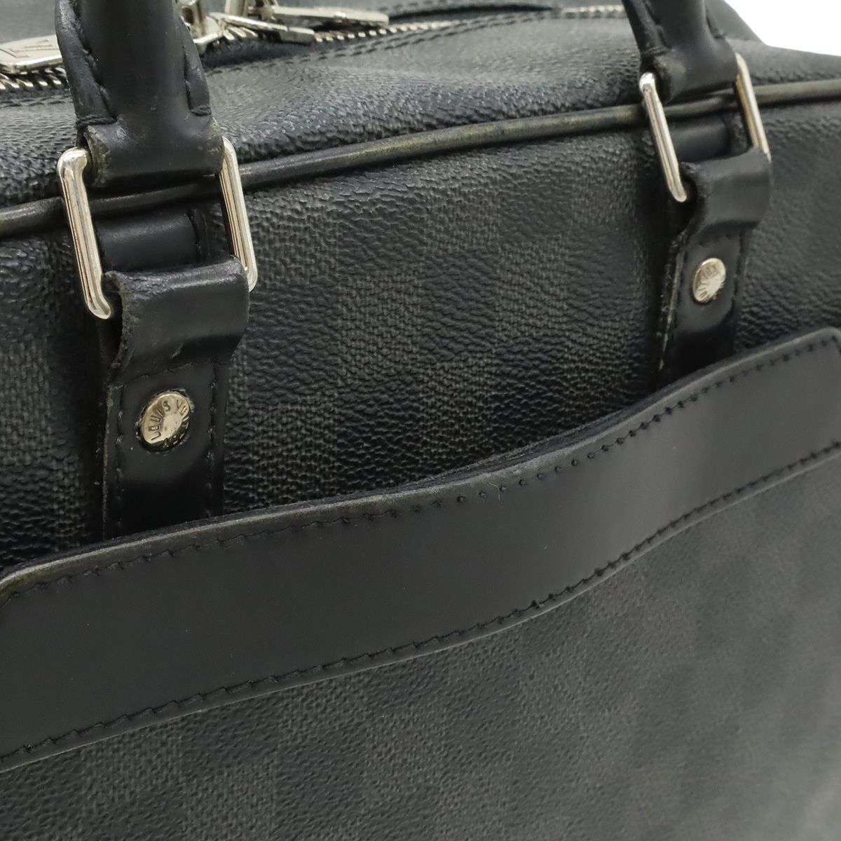 Louis Vuitton Damier Graphite Pdv Porte Documents Voyage GM Business Briefcase — view 8