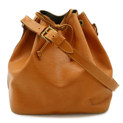 Louis Vuitton Epi Petit Noe Shoulder Bag Cipango Gold Brown