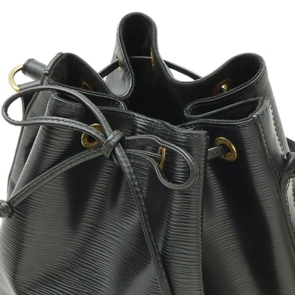 Louis Vuitton Epi Petit Noir Shoulder Bag Drawstring Black — view 4