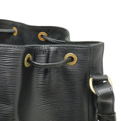Louis Vuitton Epi Petit Noir Shoulder Bag Drawstring Black — view 6