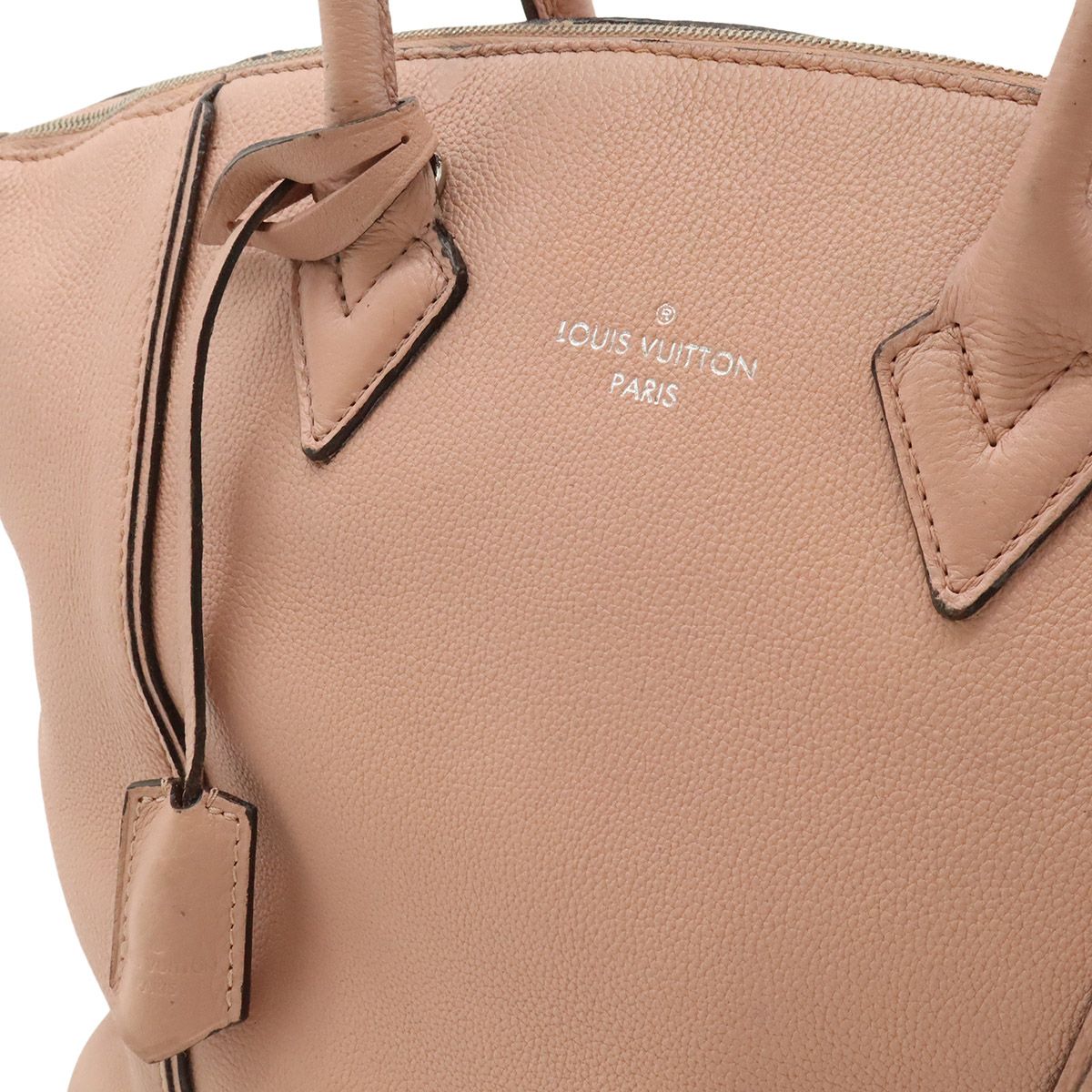 Louis Vuitton Parnassea Lockit MM Tote Veau Cashmere Magnolia — view 9