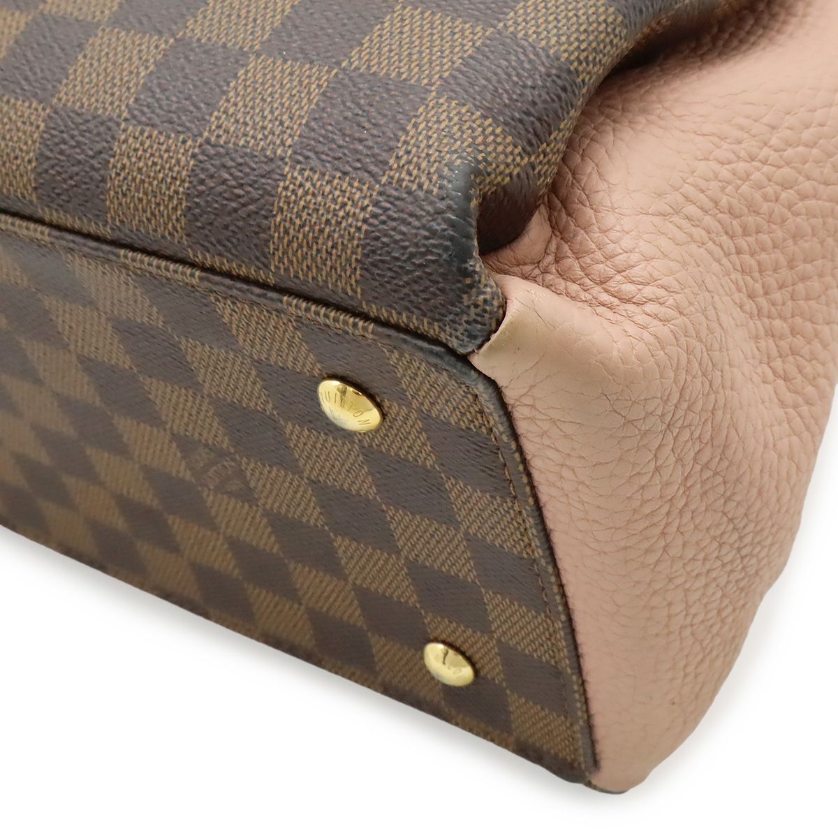 Louis Vuitton Damier Normandy Handbag Brown Magnolia Pink — view 3